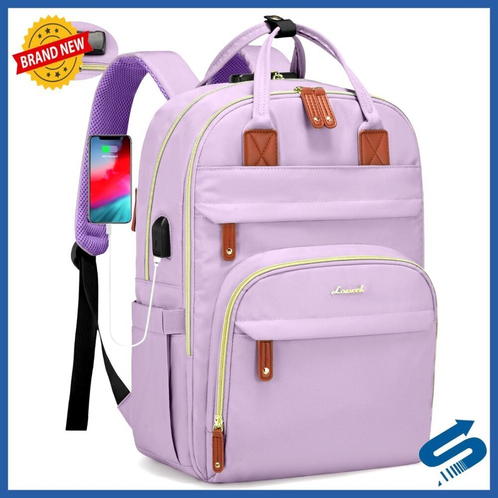 Large Capacity Laptop Backpack Anti-Theft Travel Business Casual Daypack